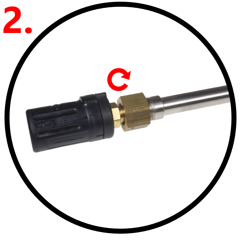 Karcher Triple Jet Nozzle - Side View