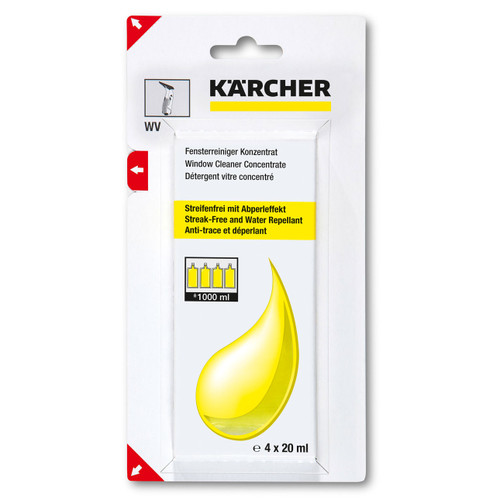 Karcher Window Cleaning Concentrate 4 x 20ml