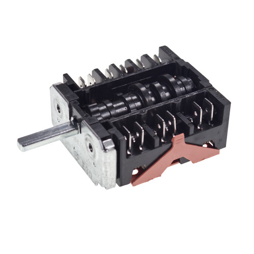 Eda 32A Oven/Range Mechanical On/Off Wall Switch – White, Single Gang, 240V AC, Decorator Rocker