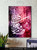 Islamic Canvas Artwork: Whatsoever Blessings (Fuscia Bouquet)