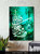 Islamic Canvas Artwork: Whatsoever Blessings (Turquoise)