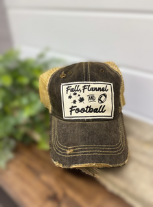 Football & Flannel Trucker Hat