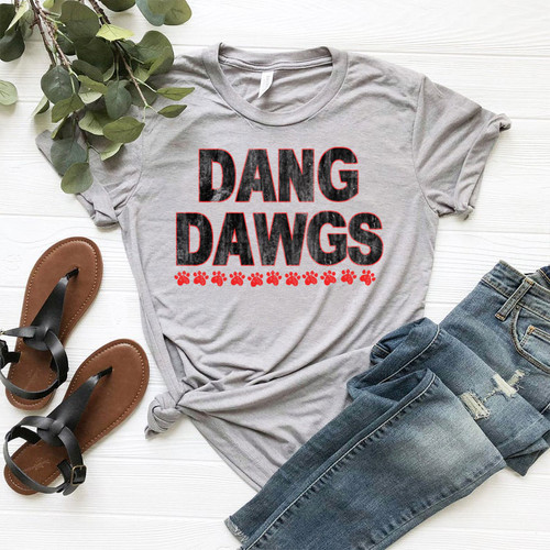 Dang Dawgs Short Sleeve Tri-Blend Unisex Tee by Dang Chicks
