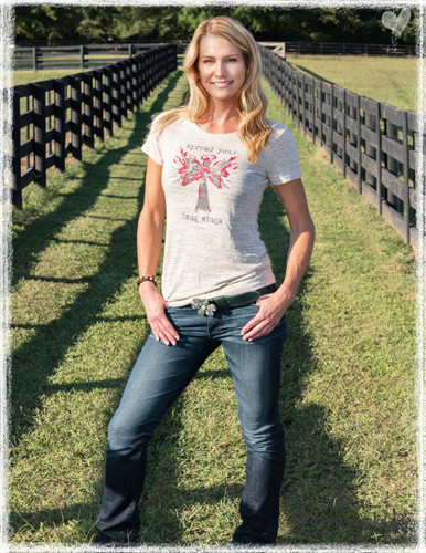 Dang Angel short sleeve slub by Dang Chicks