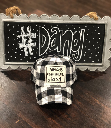 Buffalo Plaid Hat - Humble and Kind