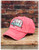 Pink Happy Camper baseball hat by Dang Chicks