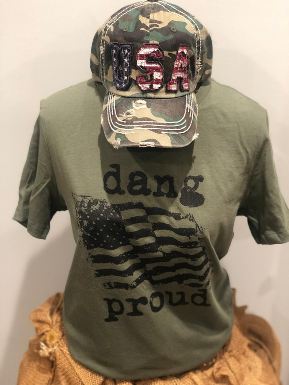 Dang Proud Military Women's Tee - Relaxed Fit