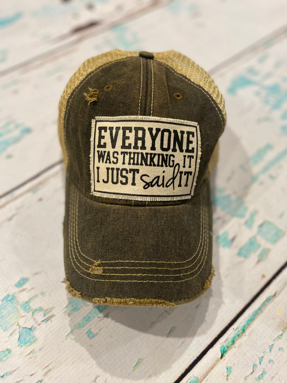 Everyone Thinking Trucker Hat