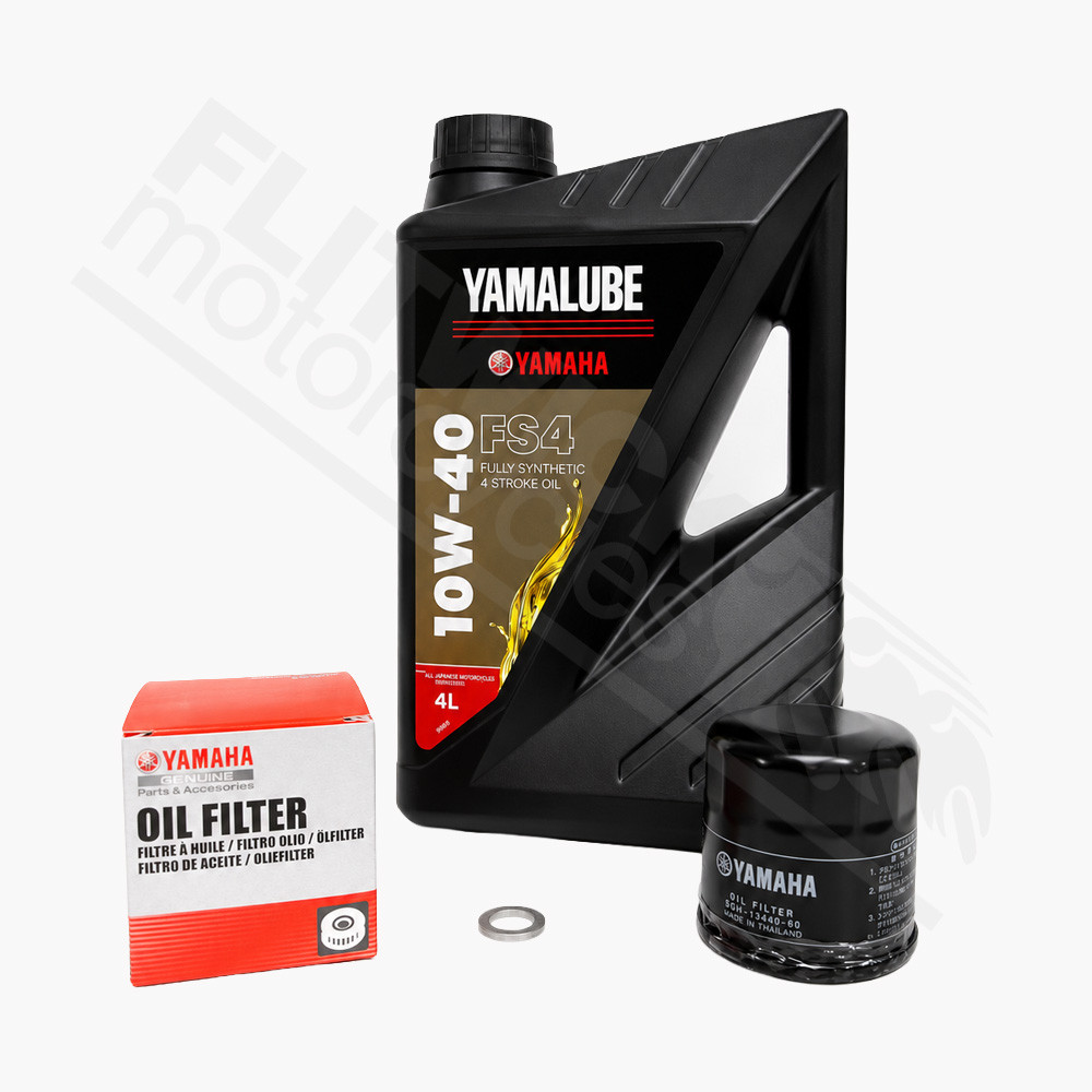 Yamalube Fully Synthetic Oil Service Kit -Yamaha MT 09, XSR900