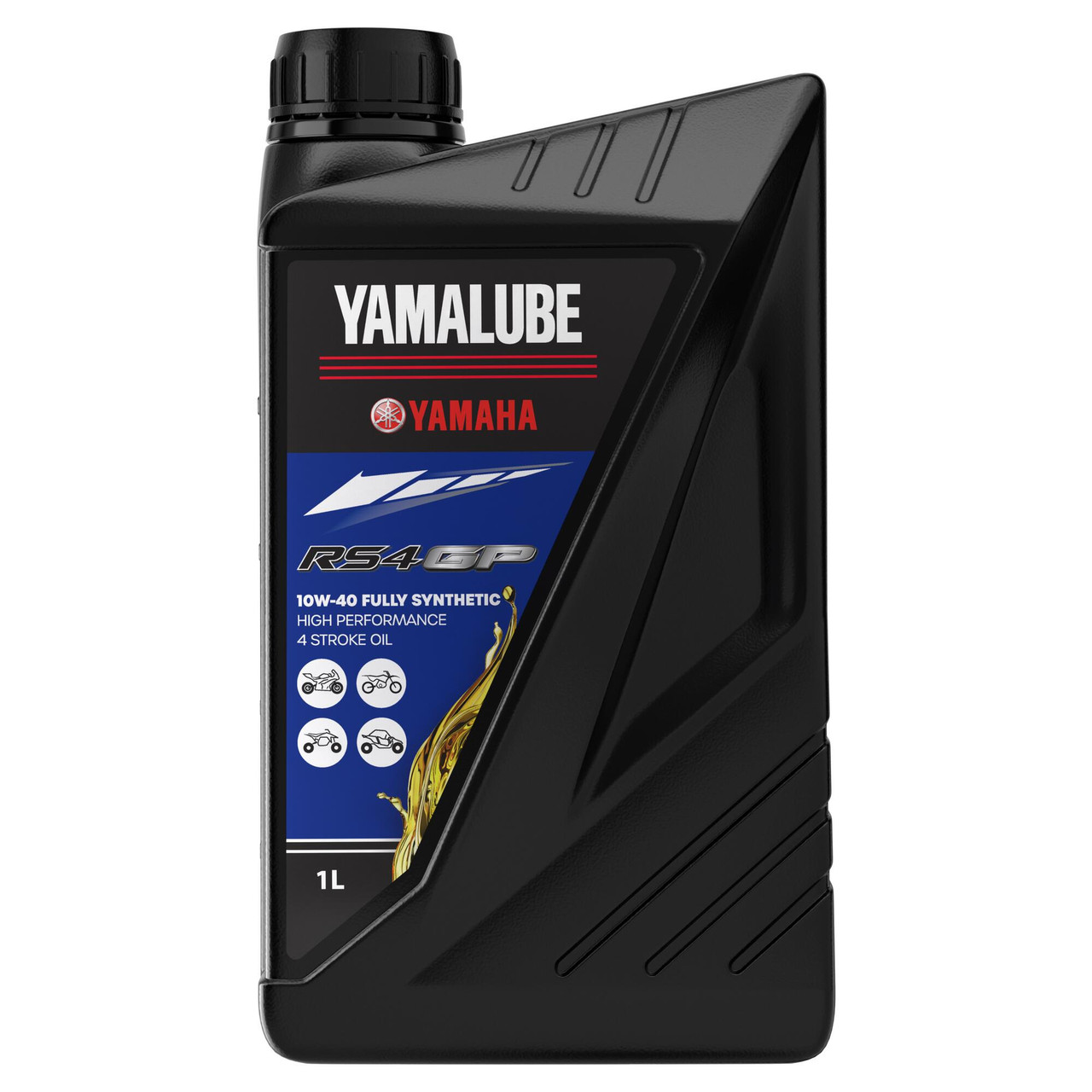 Yamalube 1l Fully Synthetic RS4GP Motorcycle Engine Oil 10W/40 for
