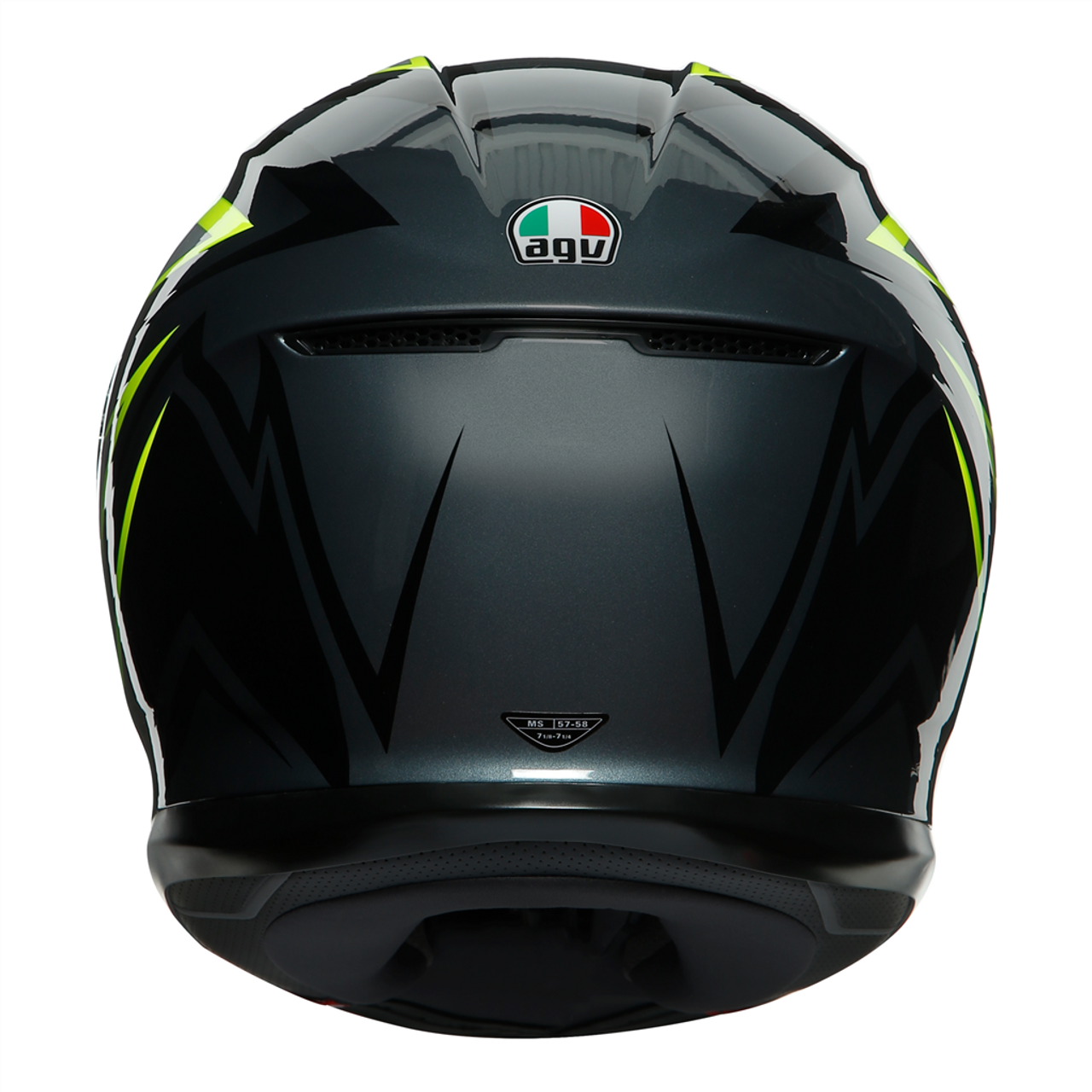 AGV K6 Motorcycle Helmet - Flash, Grey black Flo. Yel for Sale