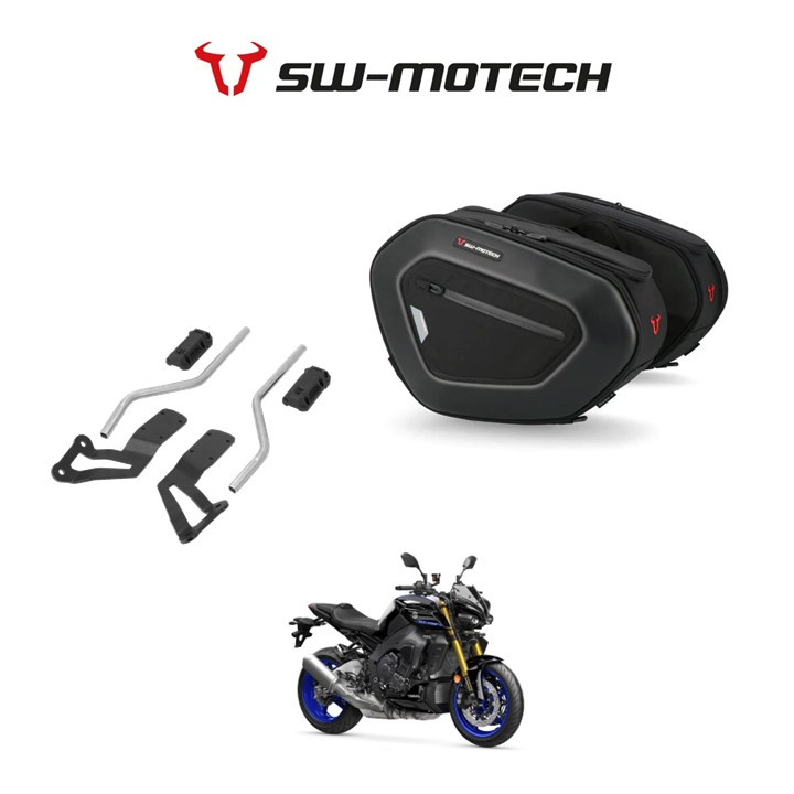 SW-Motech Soft Side Pannier Bag Stay Luggage Kit for Yamaha MT-10