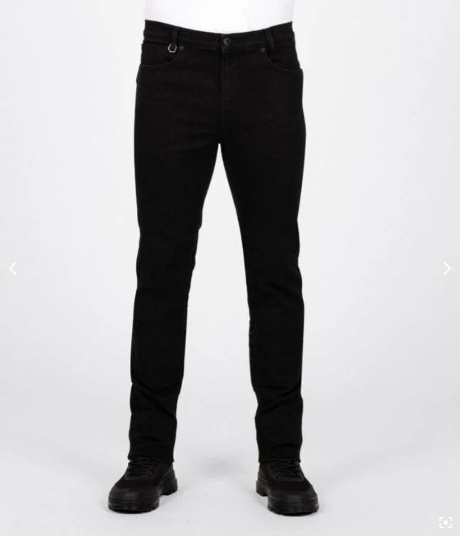 Knox Calder Men's Motorcycle Denim Armoured Riding Jeans - Black