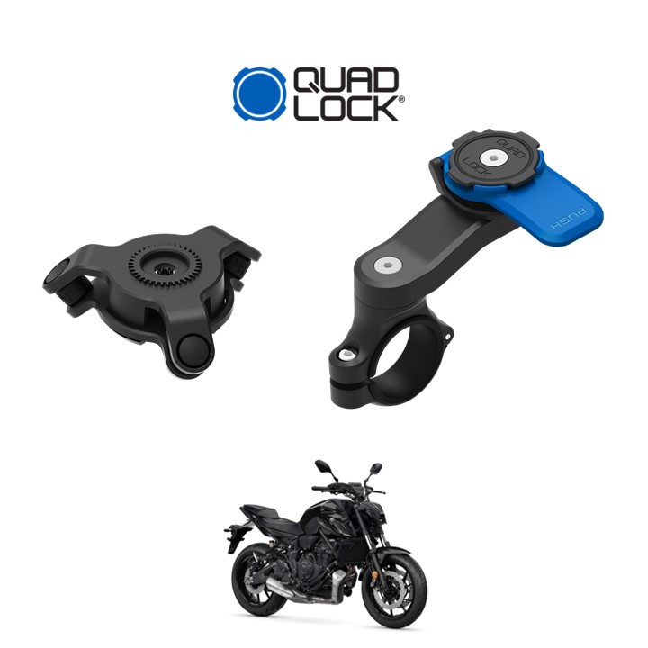 Mt07 Quad Lock Mount Ram Mount Mt 07 Yamaha MT-07 Quad Lock Adapter