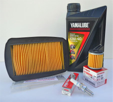 Yamaha YZF-R125 up to 2013 Service Kit - Fully Synthetic Oil, Filters & Plug