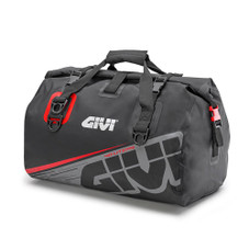 Givi 40 Litre Black Waterproof Duffel Bag With Roll Top Closure - Black/Grey/Red