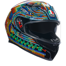 AGV K3 Motorcycle Helmet Full Face - Rossi Winter Test 2018 ECE 22.06 AGV K3 Motorcycle Helmet Full Face - Rossi Winter Test 2018 ECE 22.06