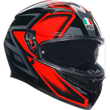 AGV K3 Motorcycle Helmet Full Face - Black/Red Compound AGV K3 Motorcycle Helmet Full Face - Black/Red Compound