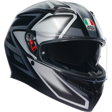 AGV K3 Motorcycle Helmet Full Face - Matte Black/Grey Compound AGV K3 Motorcycle Helmet Full Face - Matte Black/Grey Compound