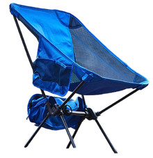 Genuine Official Yamaha Foldable Racetrack Paddock Blue Camping Chair