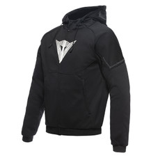 Dainese Daemon-X Armoured Motorcycle Hoodie - Black & White 948