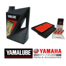 Genuine Yamaha Service Kit For MT-09 & SP 2021-23, & XSR900/GP + Tracer 9/GT 2021-24 - Yamalube Fully-Synthetic Oil/Oil & Air Filters/Plugs/Washer