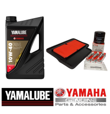 Genuine Yamaha Service Kit For MT-09 & SP 2021-23, & XSR900/GP + Tracer 9/GT 2021-24 - Yamalube Fully-Synthetic Oil/Oil & Air Filters/Plugs/Washer