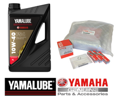 Genuine Yamaha Service Kit For MT-09, XSR900 & Tracer 9 Up To 2020 - Yamalube Fully-Synthetic Oil/Oil & Air Filters/Plugs/Washer