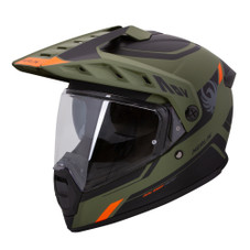 Merlin Torres Adventure Full-Face Helmet - Block Matte Green Merlin Torres Adventure Full-Face Helmet - Block Matte Green