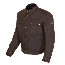 Merlin Barton II Waxed Cotton Motorcycle Jacket - Olive