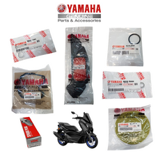 Genuine OEM Yamaha NMAX 125 2021 Onwards Service Parts Kit - Oil Filter/Air Filter/Spark Plug/Gaskets Genuine OEM Yamaha NMAX 125 2021 Onwards Service Parts Kit - Oil Filter/Air Filter/Spark Plug/Gaskets