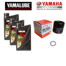 Yamalube Semi-Synthetic Oil Service Kit - Yamaha MT 07, XSR700, Tracer 700/7/GT, YZF-R7