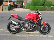 Ducati M821 Monster. SC Project and Evotech fitted. 
