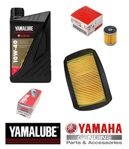 Yamaha YZF-R125 2014-2018 Service Kit - Fully Synthetic Oil, Filters & Plug