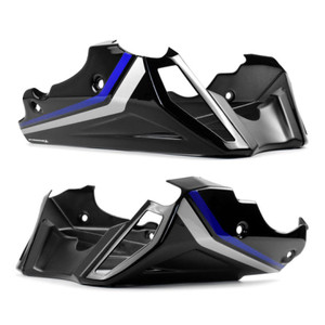 Pyramid Belly Pan MT-09 SP (2021-23) - Silver/Blue/Black