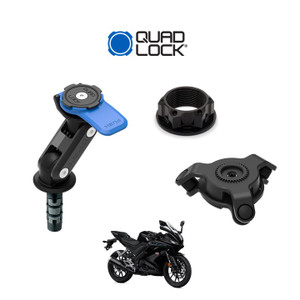 QUAD LOCK Motorcycle Fork Stem Mount Kit for Yamaha YZF-R125
