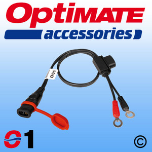 OptiMate 01 SAE Weatherproof Eyelet Battery Lead