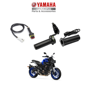 Genuine Yamaha Motorcycle Heated Grips -inc. connector cable for MT-09 2017-20