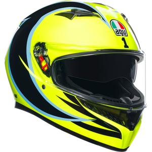 AGV K3 Motorcycle Helmet Full Face - Rossi Winter Test Phillip Island 2005 ECE 22.06