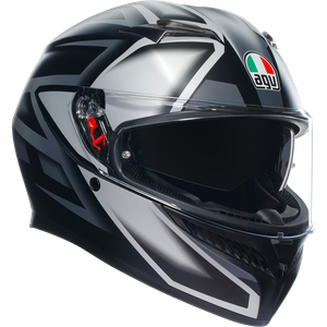 AGV K3 Motorcycle Helmet Full Face - Matte Black/Grey Compound