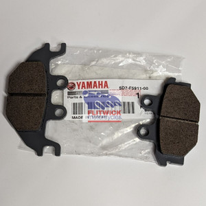 Genuine Yamaha YZF-R125 2008-18 & MT-125 2015-19 Rear Brake Pad Pair Set - 5D7-F5911-00