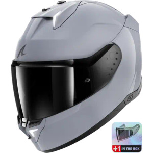 Shark Skwal i3 Motorcycle Helmet ED 205 Grey - Dark Shadow Version