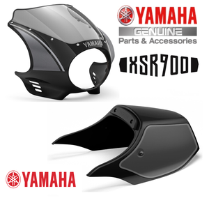 Genuine Yamaha XSR900 Mini Fairing Kit + Seat Cowl Kit - Red & White