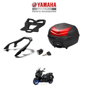 Genuine Yamaha XMAX 125/Tech Max/300 (2023 Onwards) 39l Top Box Luggage Kit Incl. Lock Set (Fitted)