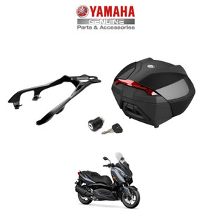 Genuine Yamaha XMAX 2018-22 34l Top Box Luggage Incl. Lock Set (Fitted) *Colour Choice*
