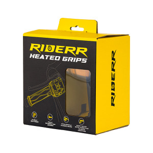 Riderr Motorcycle Heated Grips Black