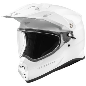 Fly Racing Trekker Adventure Full-Face Helmet - White