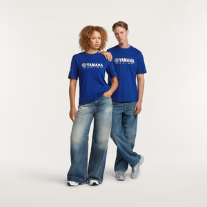 Genuine Yamaha Paddock Blue T-Shirt Cante - Unisex