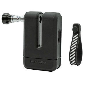 Hiplok MDX Motorcycle Disc Lock - All Black (Sold Secure Gold)