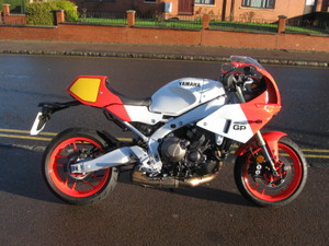 Yamaha XSR 900 GP. Just 567 miles showing!